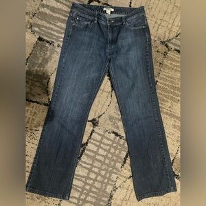 White House Black Market Indigo Straight Leg Jeans
